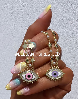 FULL STARS PEARLS PURE EYE PURPLE