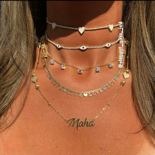 LOVE SNAKE SKIN NECKLACE