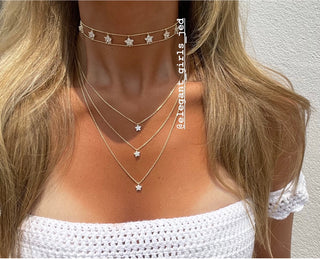 LAYERS FLOWERS NECKLACE