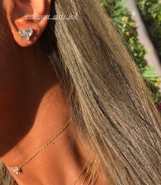 MINI HEART EARRING - ELEGANT GIRLS