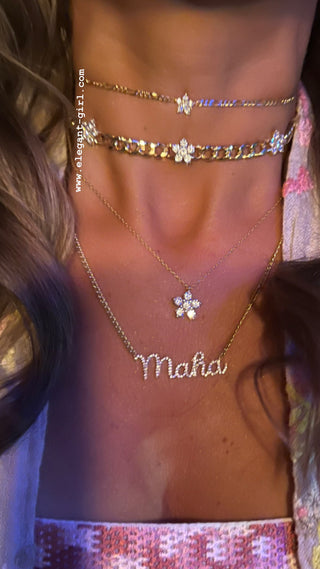 ELEGANT FLOWER CHOKER