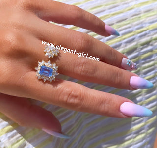 AQUA GOLD MAHA RING
