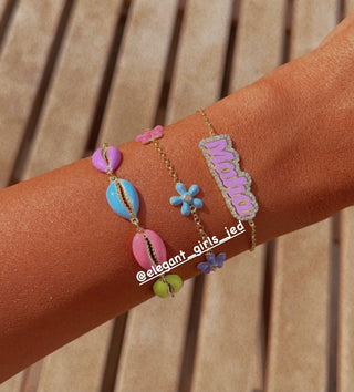 WINTER PASTEL SHELL BRACELET