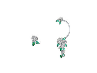 FLOWERS ART EAR CUFF