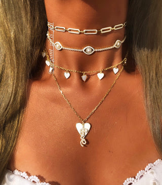 COLORS LINK CHOKER - ELEGANT GIRLS