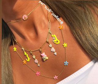 ROUND SMALL COIN ALLAH PINK CHOKER