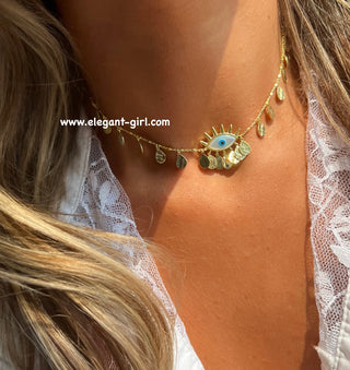 MY EYES ON YOU CHOKER GOLD - ELEGANT GIRLS