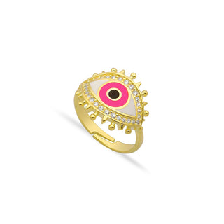 PURE HOT PINK EYE RING