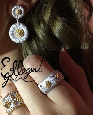 THE LUXURY SUN FLOWER EARRING