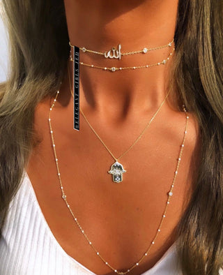 ALLAH WHITE CHOKER