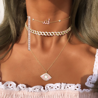 Allah Pink Choker