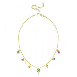 MIX CHARMS NECKLACE