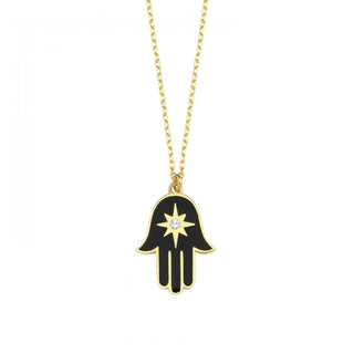 HAMSA ENAMEL HAND