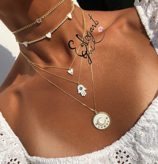 ONE DIAMOND CHOKER - ELEGANT GIRLS