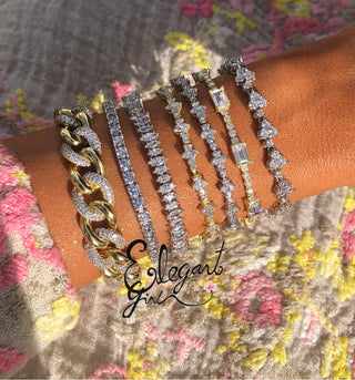 NEW DIAMOND SHAPE BRACELET SILVER