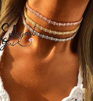 NEW MARQUISE CHOKER ROSE GOLD