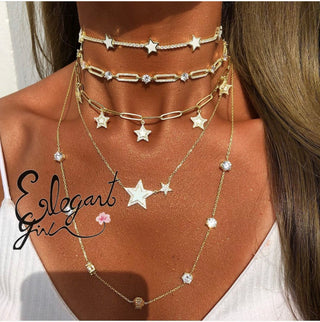 LONG SOLITAIRE NECKLACE