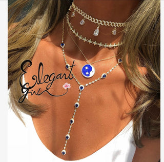 GOLD SPIKE CHOKER - ELEGANT GIRLS