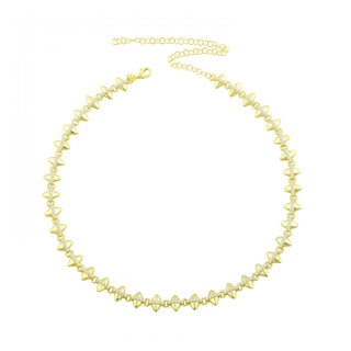 GOLD SPIKE CHOKER - ELEGANT GIRLS