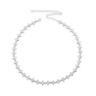 SILVER SPIKE CHOKER - ELEGANT GIRLS