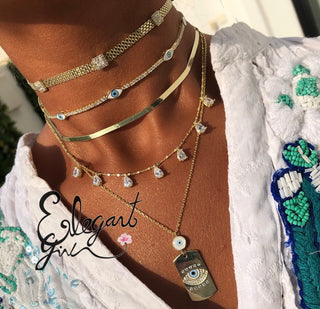 TEARS DROP CHOKER - ELEGANT GIRLS
