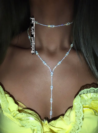 THE VERY ELEGANT SET CHOKER & NECKLACE