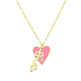 LOVE PINK NECKLACE - ELEGANT GIRLS