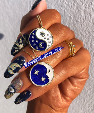 GLOWING MOON NECKLACE - ELEGANT GIRLS