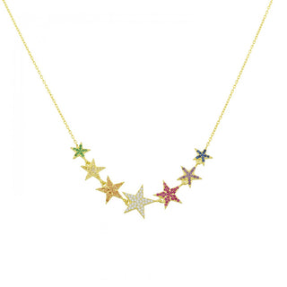 RAINBOW STARS CHOKER