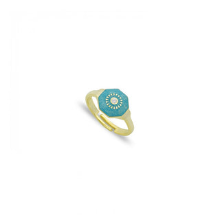TURQUOISE OCTA RING