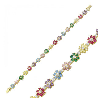 RAINBOW FLOWERS BRACELET