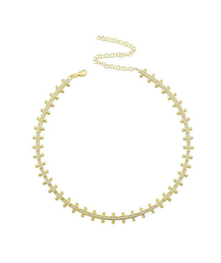 SPIKE DIAMONDLINE CHOKER - ELEGANT GIRLS