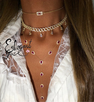 ONE SQUARE CUT CHOKER