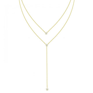 LAYERS LONG FLOWERS NECKLACE