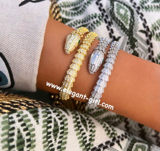 3D  SERPENTI DIAMOND BANGEL