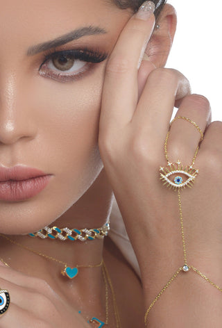 MY EYES LOVE YOU HAND CHAIN