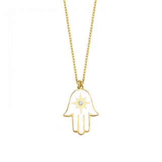HAMSA ENAMEL HAND