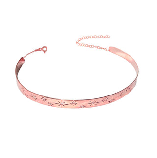 STARS ENGRAVED CHOKER