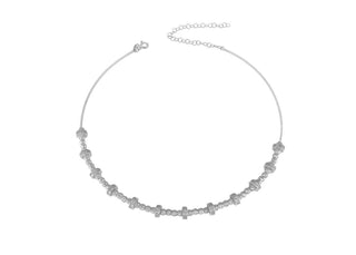 ROLL IN  SILVER CHOKER