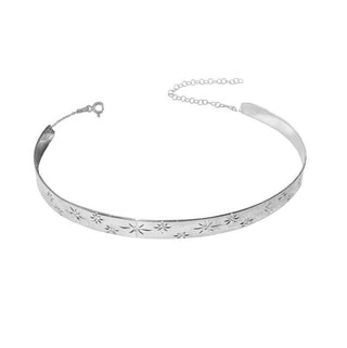 STARS ENGRAVED CHOKER