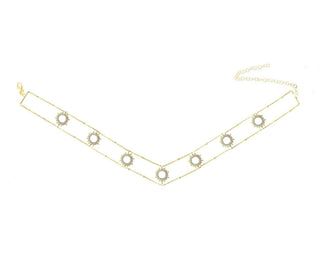 MULTI SUN SHAPE  LINE CHOKER