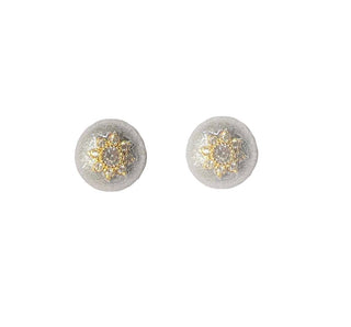 THE LUXURY SILVER STUD EARRING