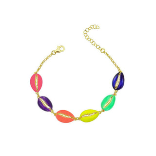 NEON SHELL BRACELET