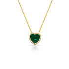 MALACHITE HEART NECKLACE