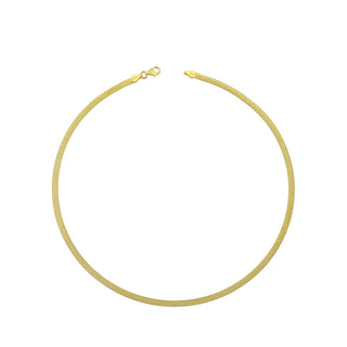 CRAFTED SNAKE SKIN NECKLACE