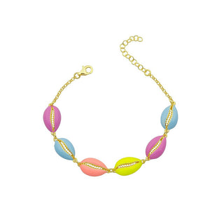 WINTER PASTEL SHELL BRACELET