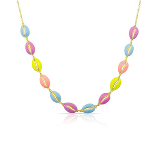 WINTER PASTEL SHELL CHOKER