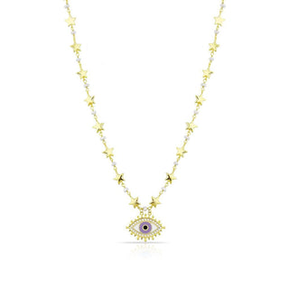 FULL STARS PEARLS PURE EYE PURPLE