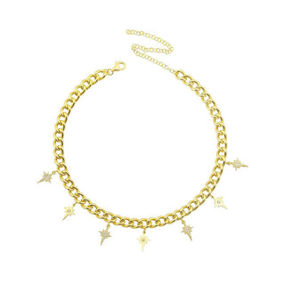 STARS CUBAN CHOKER