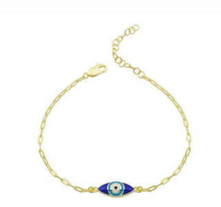MINI NAVY EYE CHOKER